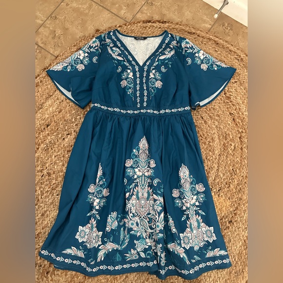 FLORAL DRESS - Picture 2 of 6